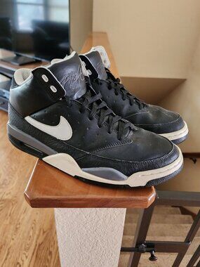 Nike Men's Air Flight Classic Black #414967 Size US 10.5